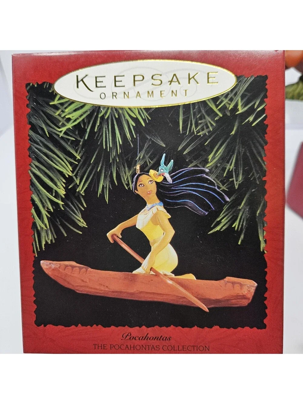 Lot Of 3 New Hallmark Keepsake Ornaments Pocahontas Lion King Wizard Of Oz NIB